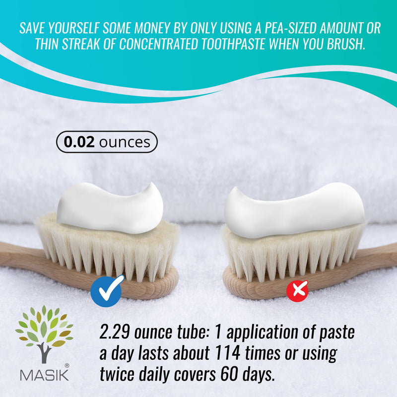 [Australia] - Masik Lemon Grass Natural Toothpaste is formulated for Sensitive Teeth. SLS-Free and Non-Fluoride with Dead Sea Salt to Gently Clean and Whiten Your Smile While Refreshing Your Breath - Pack of 3 