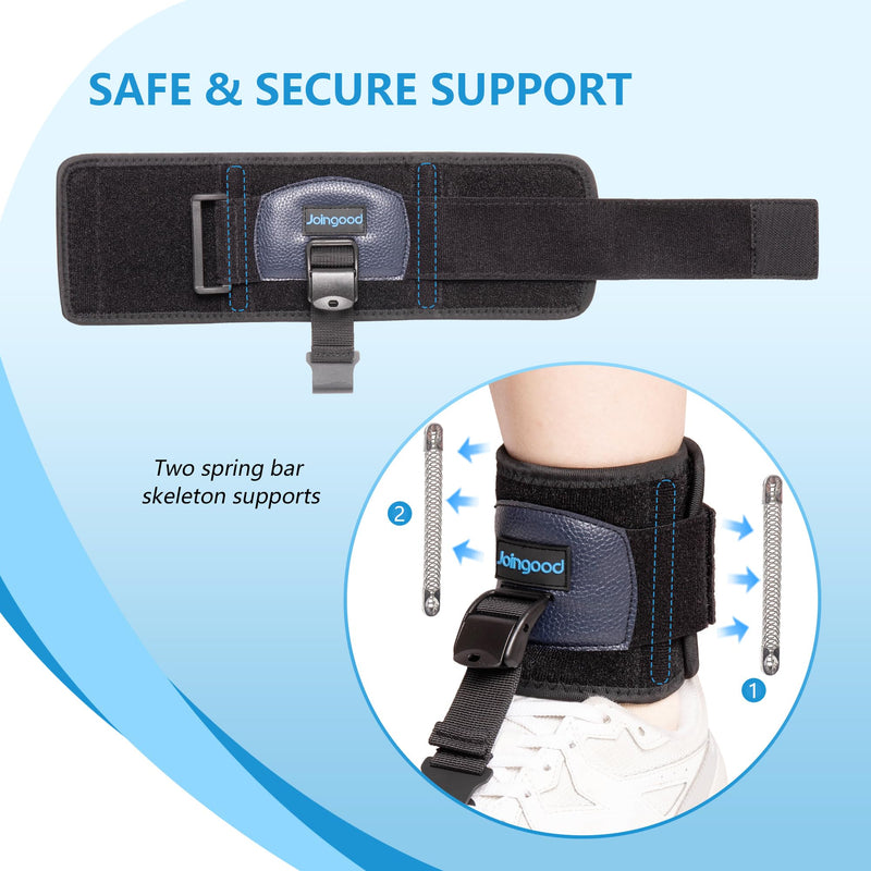 [Australia] - joingood AFO foot lift orthosis for walking, foot splint with shoes for foot drop, orthosis foot lift weakness for Achilles tendon, stroke, dorsiflexion of the foot, foot orthosis for left & right (L/XL) L/XL 