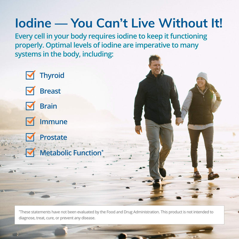 [Australia] - EuroMedica Tri-Iodine - 12.5mg, 90 Capsules - Potassium Iodide, Sodium Iodide & Molecular Iodine - Three Beneficial Forms of Iodine - Supports Healthy Thyroid & Immune Function - 90 Servings 12.5 mg 