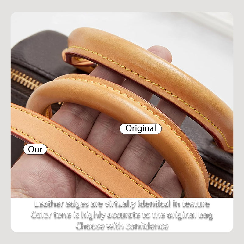 Adjustable Vachetta Leather Replacement Shoulder Strap, Beeswax | Vachetta Leather, Adjustable 35.4-47.2in, 0.43in Wide, Crossbody, Easy Install, Fits Bags with D-Rings W: 0.43in, L: 35.4-47.2in