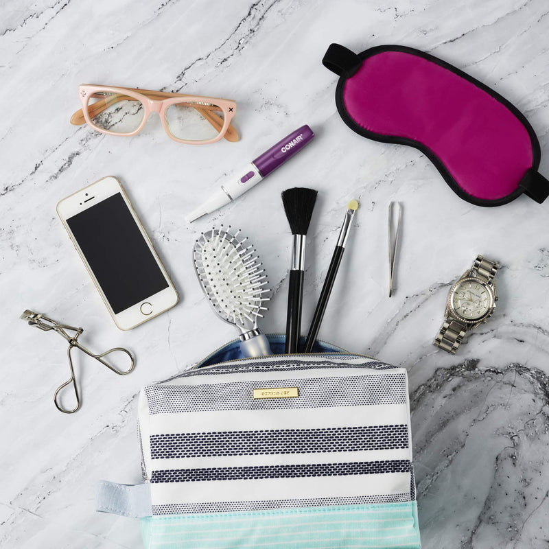[Australia] - Conair All-in-1 Facial Hair Trimmer for Women, Perfect for Face, Ear/Nose and Eyebrows, Battery-Powered White 1 Count (Pack of 1) 
