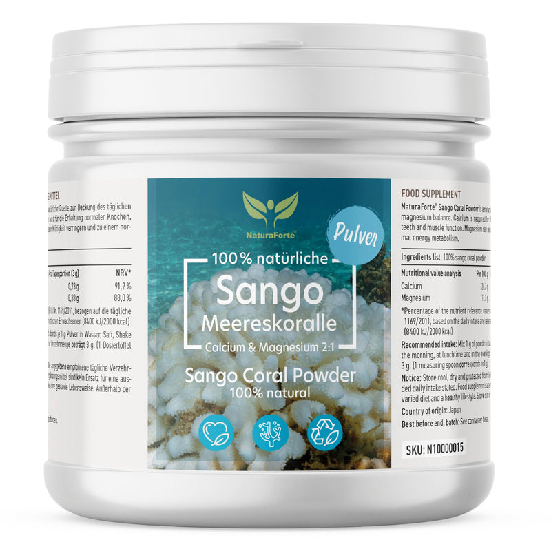 [Australia] - Sango Sea Coral Powder 250g - Natural source of calcium & magnesium, provides coral calcium 