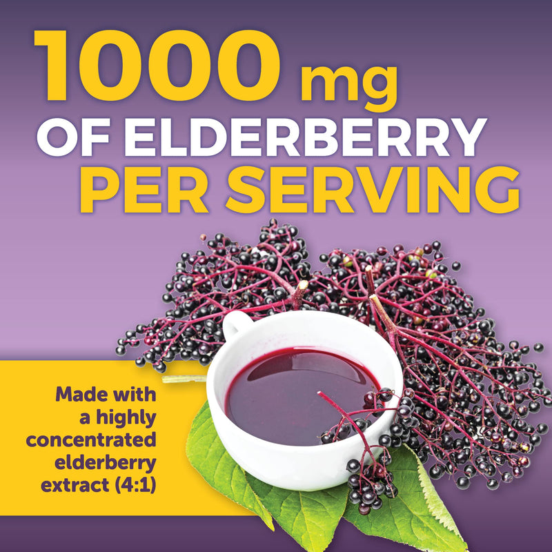 Viva Naturals Elderberry with Vitamin C and Zinc for Adults - 5 in 1 Sambucus Black Elderberry Capsules with Vitamin D3 5000 IU Immunity Supplement, Sambucus Elderberry Immune Support Supplement 120 Count (Pack of 1)