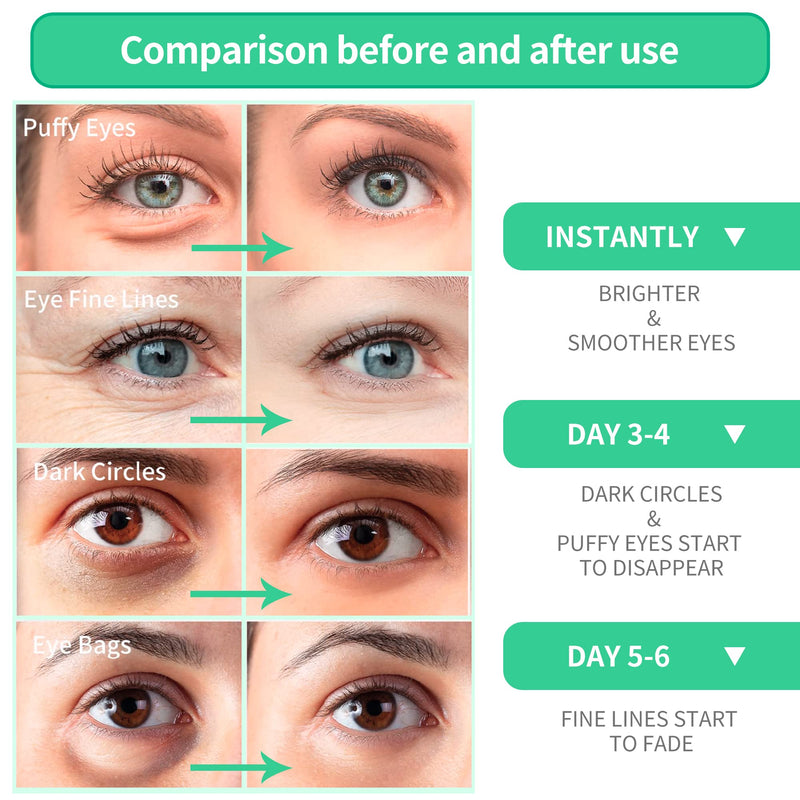 [Australia] - BREYLEE Aloe Vera Eye Masks - 60 Pcs - Reduce Puffy Eyes & Dark Circles, Firm & Improve Under Eye Skin, Pure Natural Extracts for Youthful Appearance & Reduction of Fine Lines and Wrinkles. GREEN 