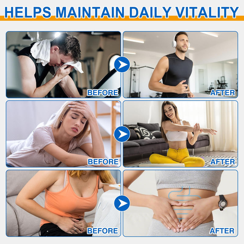 Magnesium Complex Supplement 90 Count, 8-in-1 Magnesium Complex Capsules, Easy Absorption for Sleep, Muscle Relaxation, Nerve & Heart Health, Energy, Non-GMO, Vegan