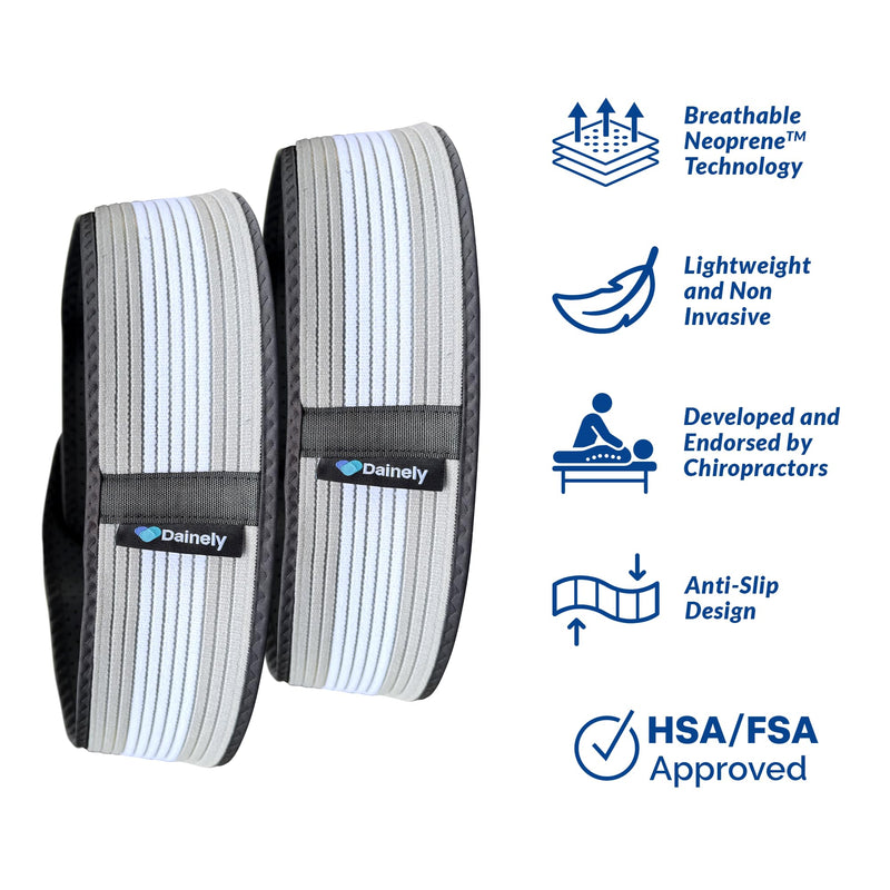 [Australia] - Dainely Sacroiliac SI Joint Hip Belt ‚Äì Trochanter Brace for Sacroiliac Support, Sciatic, Pelvic & Lumbar Pain Relief ‚Äì Adjustable Back Brace for Lower Back Pain Women & Men Regular 