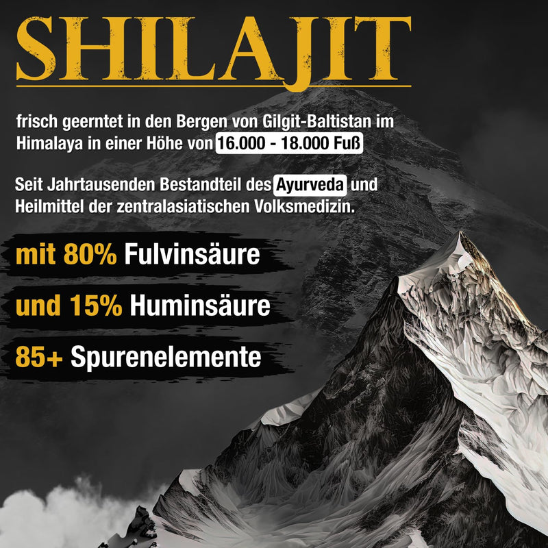 [Australia] - Shilajit resin | Gold Standard 60g | 85+ Minerals | Maximum potency from the Himalayas | over 3 months supply | 100% Pure & Original | Vegan & No Additives 60 g (pack of 1) 