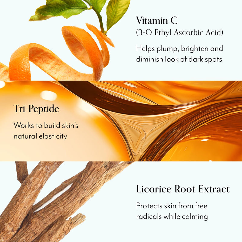 Bliss Bright Idea Vitamin C Serum + Fab Foaming 2-in-1 Cleanser Duo | Brightening & Exfoliating Skincare Set for Radiant, Smooth Skin