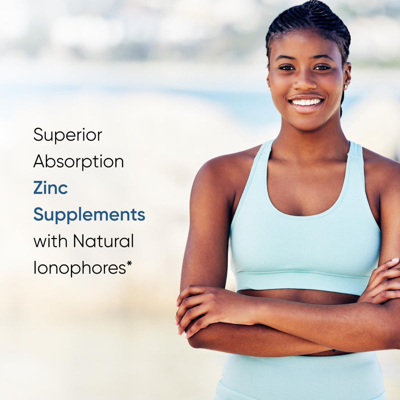 Sandhu's Zinc Supplement with Ionophores| Quercetin & Green Tea Extract for Superior Absorption and High Potency| 800mg Vegetarian Capsules 120 Count (Pack of 1)| Immune Support for Men & Women 120 Count (Pack of 1)