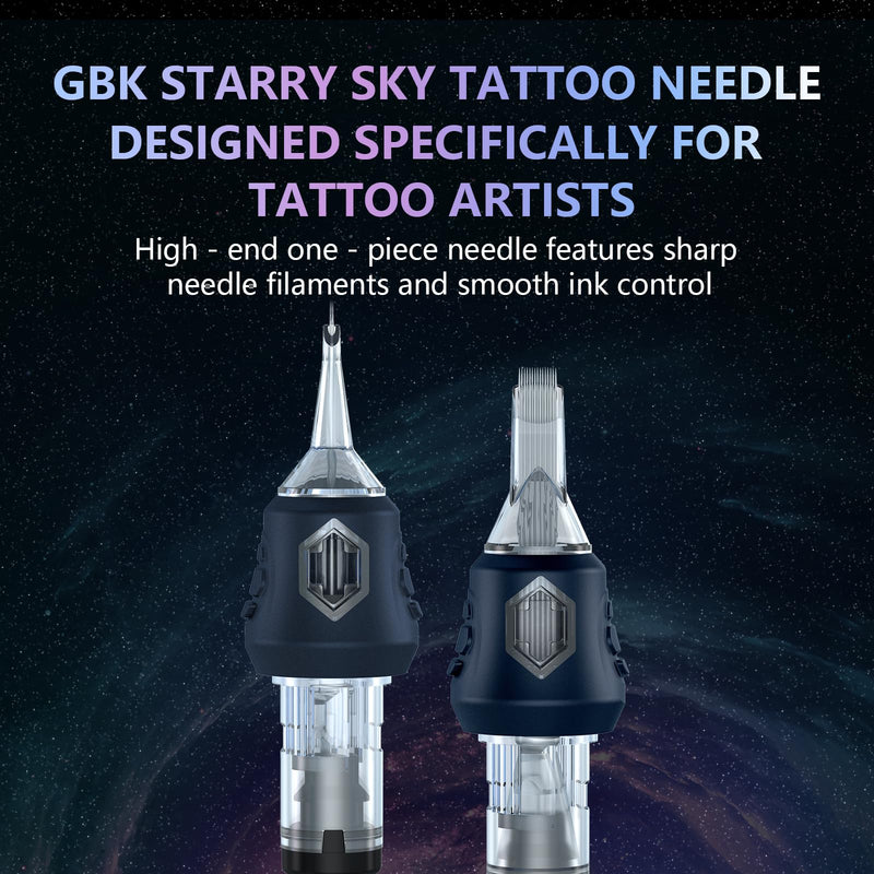 [Australia] - 50pcs Mixed Tattoo Needles ，GBK Tattoo Cartridge Needles,Round Liner # 12, 3rl 5rl 7rl 9rl 11rl 5rm 7rm 9rm 11rm 13rm,Suitable for Tattoo Beginners and Tattoo Artists 