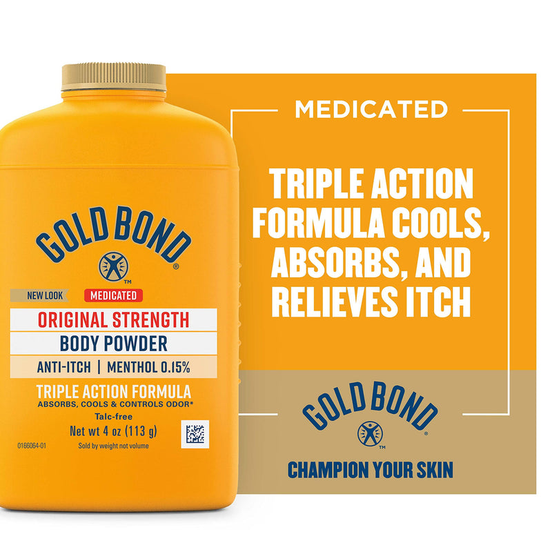 [Australia] - Gold Bond Med Pwdr Size 4z Gold Bond Medicated Powder 4oz 