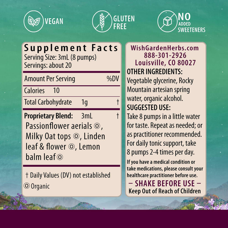 [Australia] - WishGarden Herbs Stress Release for Pregnancy - Natural Herbal Stress Relief Supplement with Lemon Balm & Chamomile, Adrenal Support for Pregnancy and Postpartum Promotes Relaxation and Calm, 2oz 2 Fl Oz (Pack of 1) 