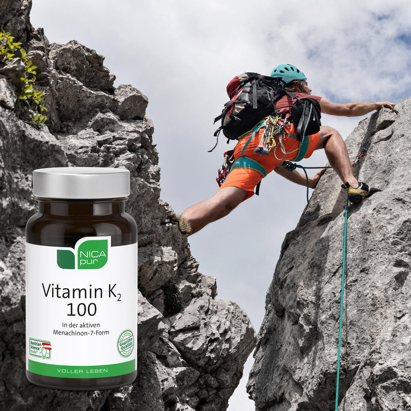 [Australia] - nicapur Vitamin K2 100 I In the all-trans Menaquinone-7 form | 60 capsules 