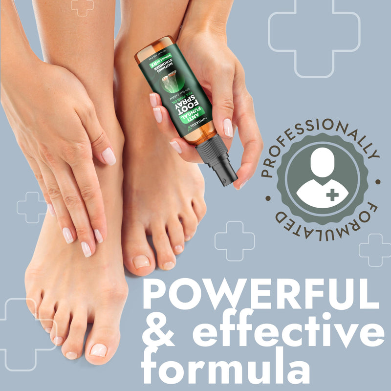 Terramed Just Think Comfort Foot Spray with Tea Tree Oil | Antifungal Treatment for Jock Itch, Nail Fungus & Ringworm | Fast Absorbing & Deep Penetrating Relief | Soothes Itching & Burning | 120ml