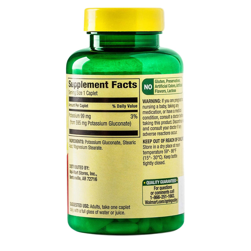[Australia] - Potassium Caplets for Heart, Nerve & Muscle Function 