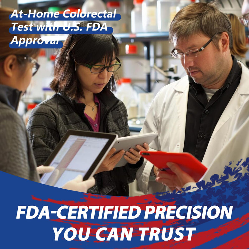 Colorectal Diseases Test at-Home Immunochemical Fecal Occult Blood (iFOB) Colon Screening Test Kit 2 Pack