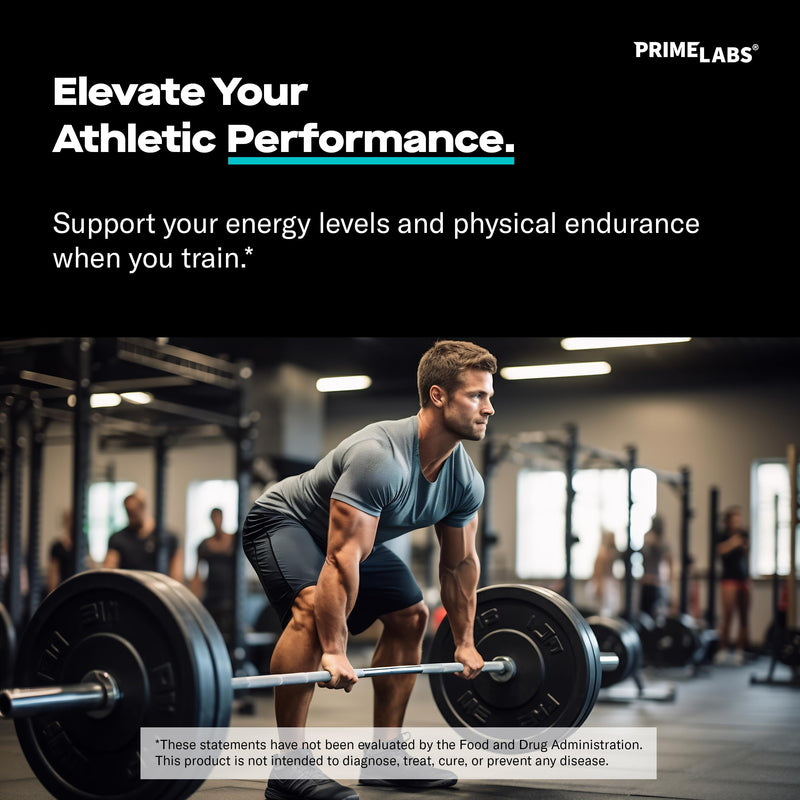 [Australia] - Prime Labs L Arginine Nitric Oxide - with L-Arginine 1500mg - Supports Blood Flow, Energy, Strength, Endurance - 60 Capsules 60 Count (Pack of 1) 