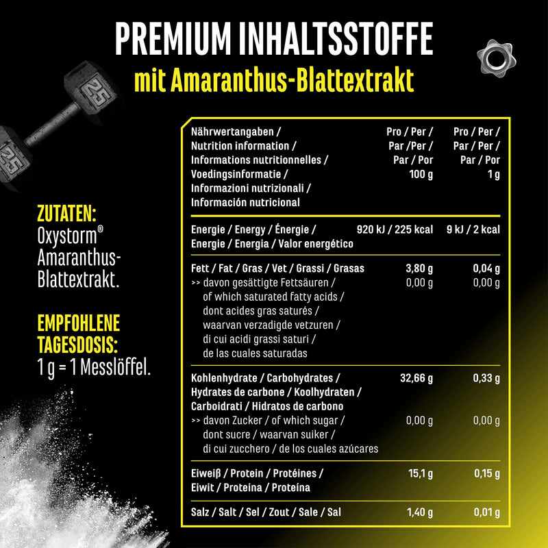[Australia] - Nitrate Powder (Oxystorm®) 75 g - Pure Amaranthus Leaf Extract Powder - Ideal for Pre Workout Booster - Pure Powder - Vegan 