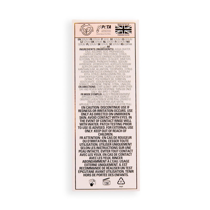 Revolution Pro Miracle 12.5% Vitamin C Face Serum, 1 oz | Matte Finish for Dark Circles, Redness & Blemishes, Vegan & Cruelty-Free, 0.11 fl oz