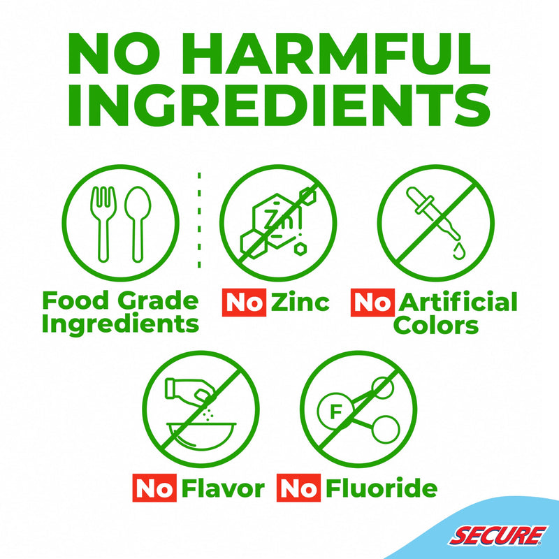 Secure Sensitive Denture Adhesive with Aloe Vera & Myrrh – 12-Hour Max Hold – Patented Waterproof Seal – for All Denture Types – Food Grade Ingredients – 1.4 oz 2