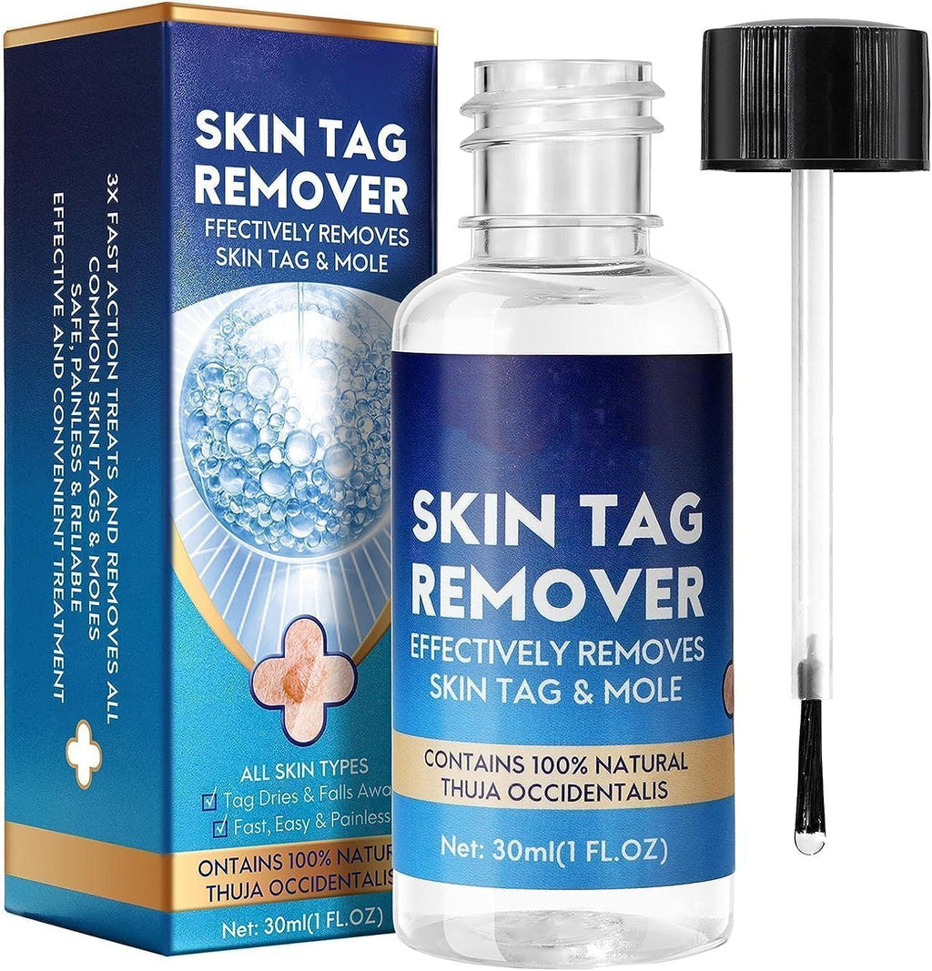 Skin-Tag-Removal,Fast-Acting Skin Wart Removal,Skin Tag Remover Liquid,Safe and Fast-Acting Skin Tag Remover,Natural Wart Remover for All Skin Types,30ml