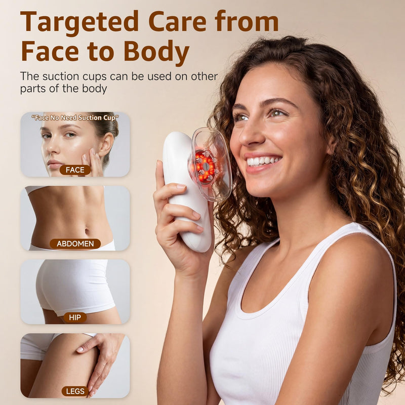 Body Smart Scraping,3 in 1 Body Sculpting Machine,Cellulite Removal Machine,Body Sculptor,Suitable for Legs, Abdomen,Arms, Love Handles,Relieves Muscle Tension and Tightens Skin,cellulite massage tool White