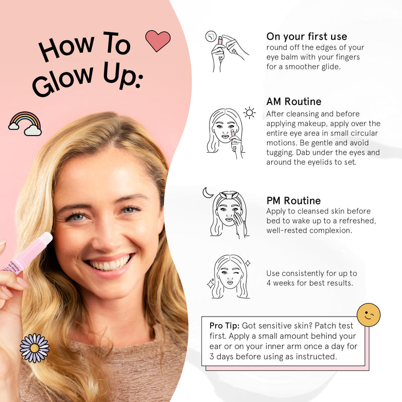 [Australia] - grace & stella Under Eye Brightener Balm Stick - Travel Essentials - Caffeine Eye Cream for Dark Circles, Puffiness, Wrinkles - Vegan Moisturizer Stick with Niacinamide, Hyaluronic Acid (0.13oz/3.5g) 