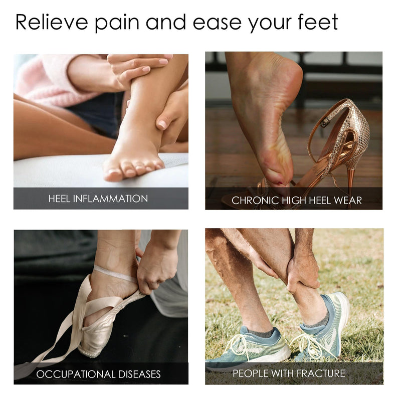 Plantar Fasciitis Night Splint with 3 Adjustable Straps & Fasciitis Socks, Pain Relief Foot Drop, Heel Spur, Achilles Tendonitis Day&Night, Comfortable Brace Women (Pink) Pink