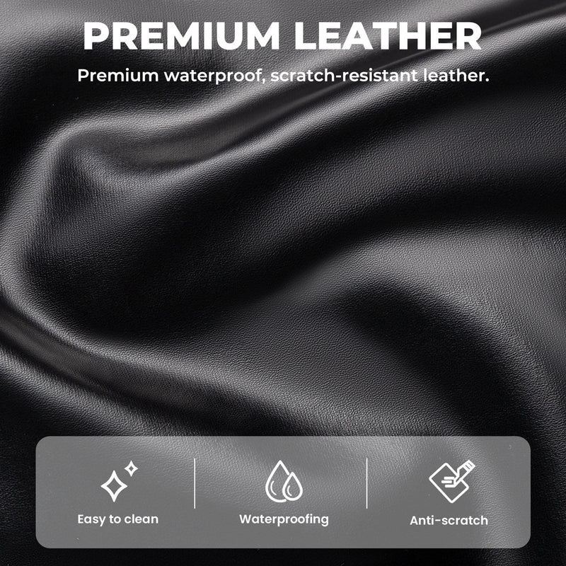 [Australia] - Noverlife 70x32in Massage Table Cover Protector, PU Leather Lash Bed Cover Reusable&Wipeable Esthetician Bed Covers Massage Beds Covers, Replacement Wax Mat for Beauty Salon Spa Tattoo - Black 