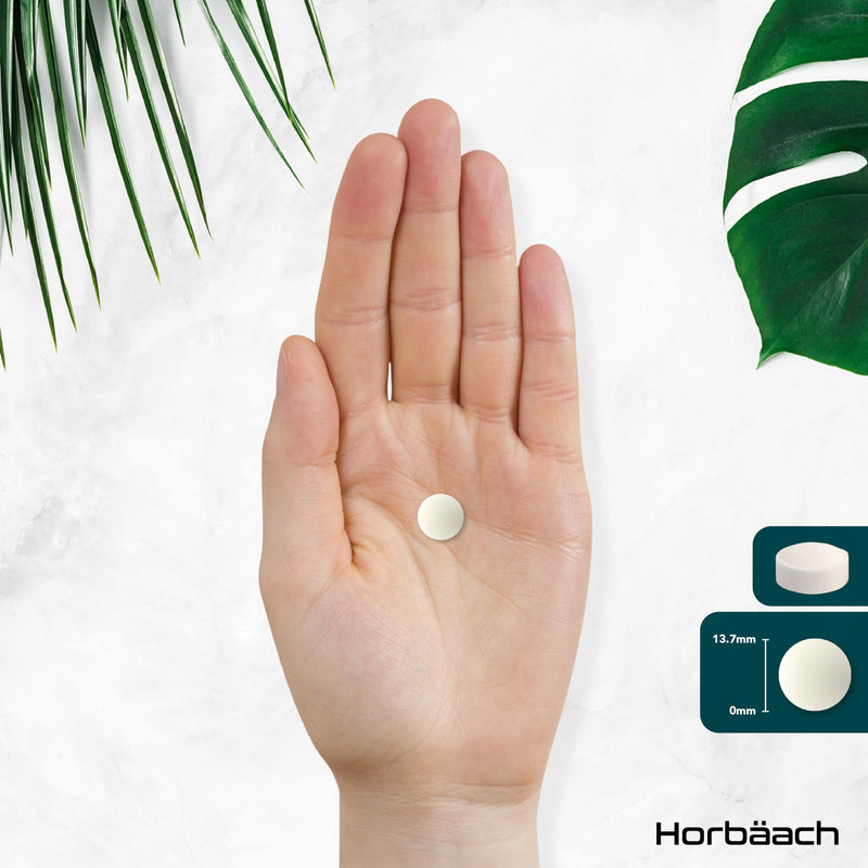 [Australia] - Choline high dose 1305mg | 652mg per piece | 120 Pure Choline Bitartrate Tablets | Liver function | Vegan | Choline bitrate | by Horbaach 