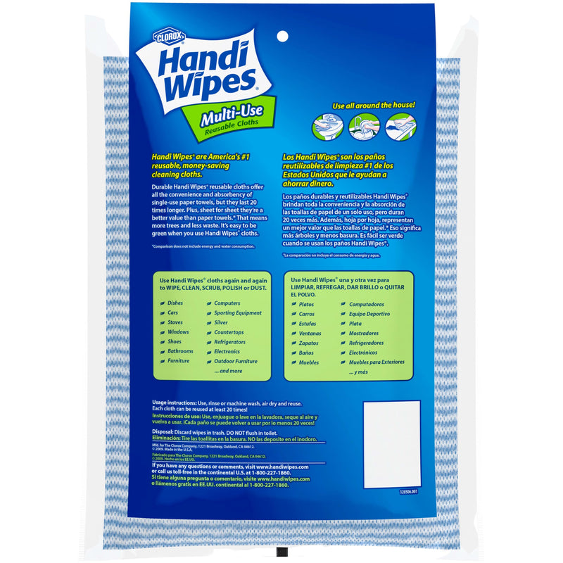 [Australia] - Handi Wipes Reusable Cloths, Extra Large 6 cloths 