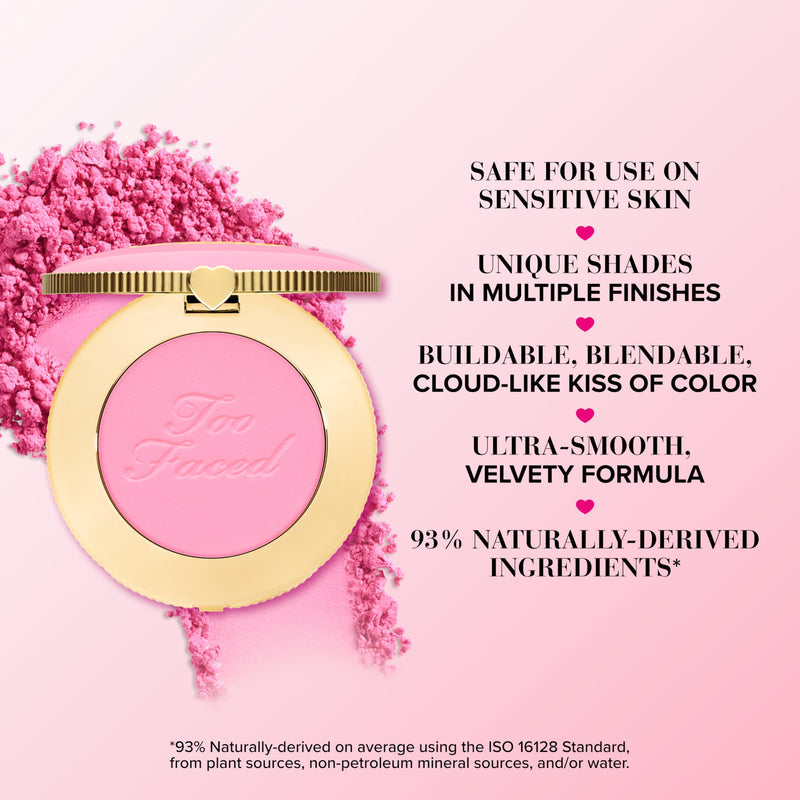[Australia] - Too Faced Dream A Little Dream Blush & Lip Gloss Set | Cloud Crush Powder Blush + Kissing Jelly Lip Oil With Sheer Coverage, Gift Set 