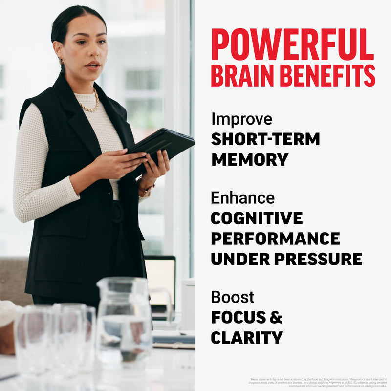 [Australia] - FORCE FACTOR Legendary Creatine Chews, 5g Creatine Monohydrate, Build Muscle, Improve Strength & Recovery, Support Memory & Cognitive Function, Sugar Free, Berry Blast, 60 Soft Chews 