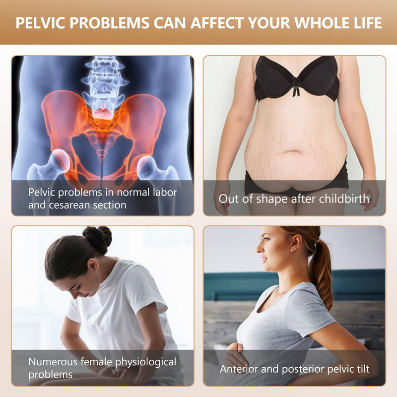 Herokoo Posture Sacroiliac Hip Belt for Women and Men That Alleviates Sciatic, Pelvic, Lower Back, Leg and Sacral Nerve Pain Caused by Si Joint Dysfunction Pelvic Support Belt Black