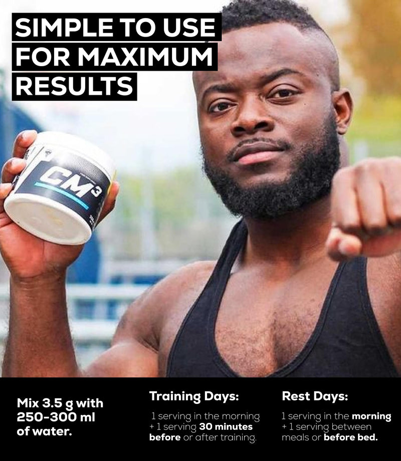 Trec Nutrition CM3 Tri-Creatine Malate Powder for Performance and Muscle Power | 6650 mg Creatine Per Serving | Made in EU (250g, White Cola) 250g