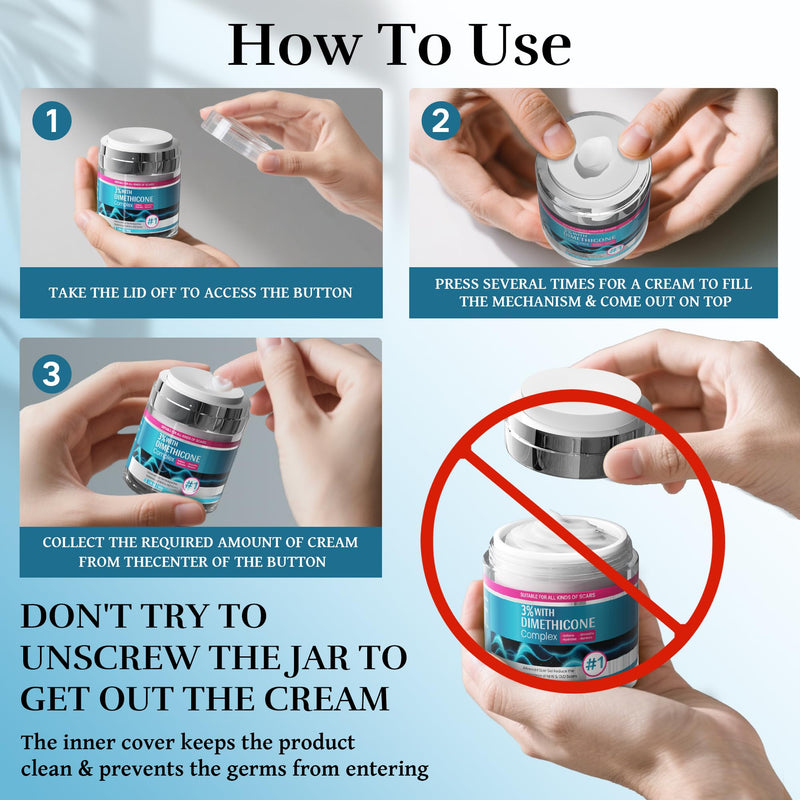 [Australia] - Advanced Scar Cream, Scar Reduction Treatment for Improves Skin Texture & Helps Remove Acne, Stretch Marks, Surgery, C Section, Burn, Keloid & Hypertrophic Scars 1.76 Oz (50g) 