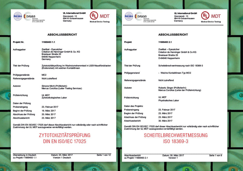 [Australia] - Zoelibat Eyecatcher 84063141-596 - Colored contact lenses, 1 pair, for 12 months, white, Halloween, carnival, fancy dress white zombie 