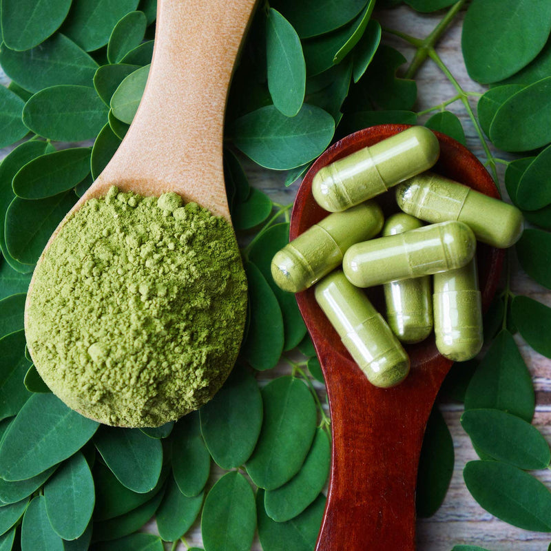 Aduna Organic Moringa Capsules 1500mg | 100% Pure Moringa Leaf for Energy, Immunity & Focus | Natural Plant-Based Food Supplement for Tiredness, Recovery & Breastfeeding | 180 Vegan Capsules