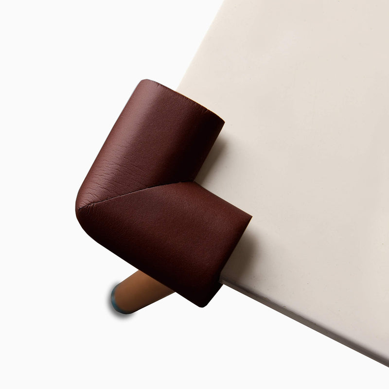 [Australia] - 8-Pack Corner Protectors Baby Proof, Furniture Corner and Edge Safety Bumpers, Soft Rubber Foam Cushion Covers, 3M Taped Corner Guards, Baby Child Proofing Pads, Table Corner Protectors, Brown 