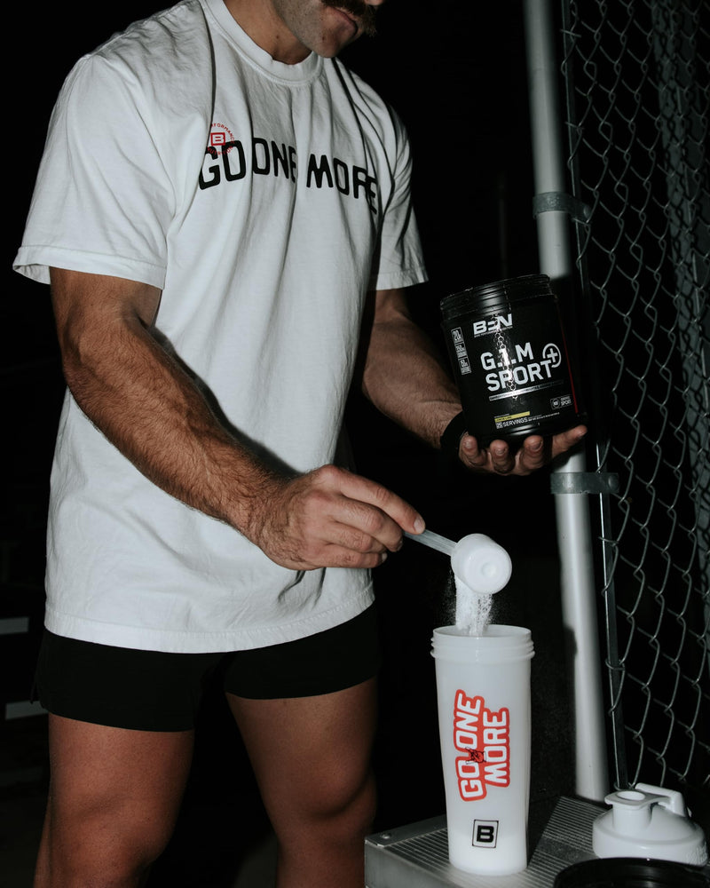 [Australia] - BARE PERFORMANCE NUTRITION G.1.M Sport+ Endurance Pre-Workout – Lemon Lime | 25 Servings | 20g Carbs, 350mg Sodium, 150mg Caffeine | Electrolytes, Nootropics & Cluster Dextrin® for Energy & Focus 