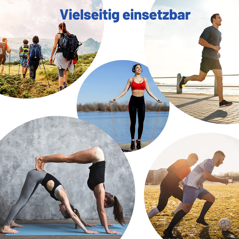 [Australia] - MILAIUN Ankle Brace, 1 Pair Ankle Brace with Velcro Fastener for Women Men, Foot Brace Ankle Support for Sports Protect, Arthritis, Plantar Fasciitis (M, Blue) M 