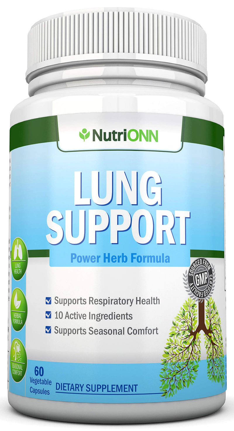 NutriONN Super Vitamin C Complex Tablets & Lung Support Capsules Combo - Targeted Lung Health Support