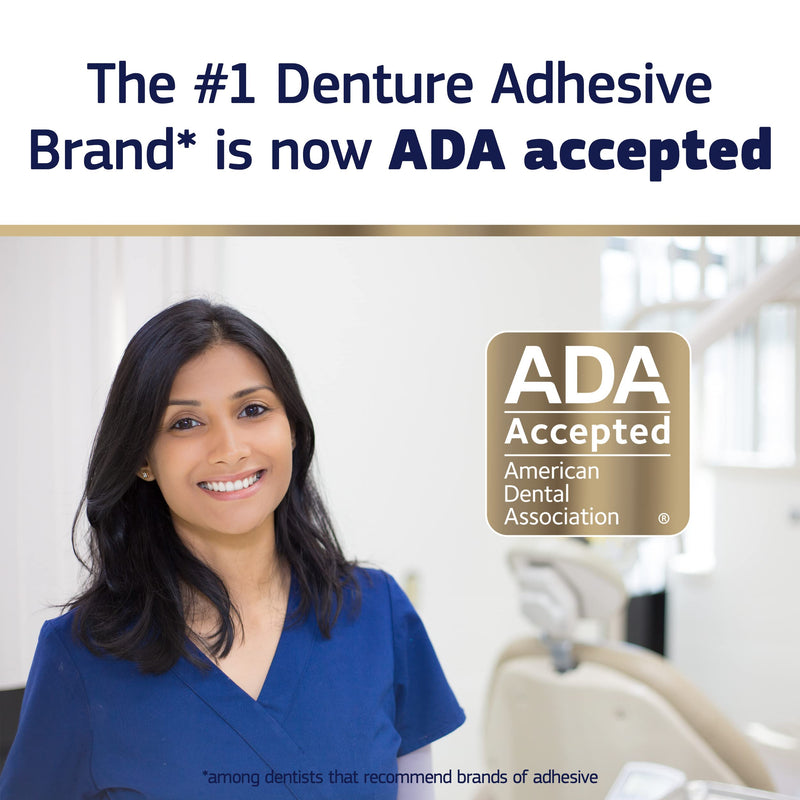 [Australia] - Fixodent Pure Strength Secure Denture Adhesive Cream for Full and Partial Denture Wearers, 2.4oz (Pack of 4) 