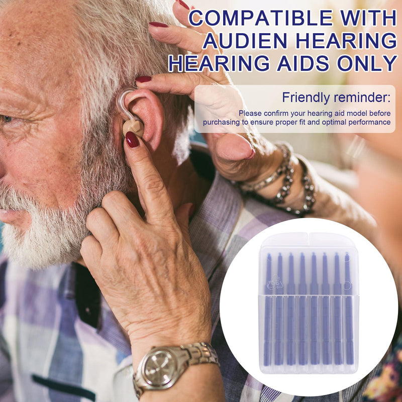 32pcs Wax Guard Filters for Audien Hearing Aid, Hearing Aid Filters with Cleaning Brushes Practical Cleaning Tools Compatible with Audien 32