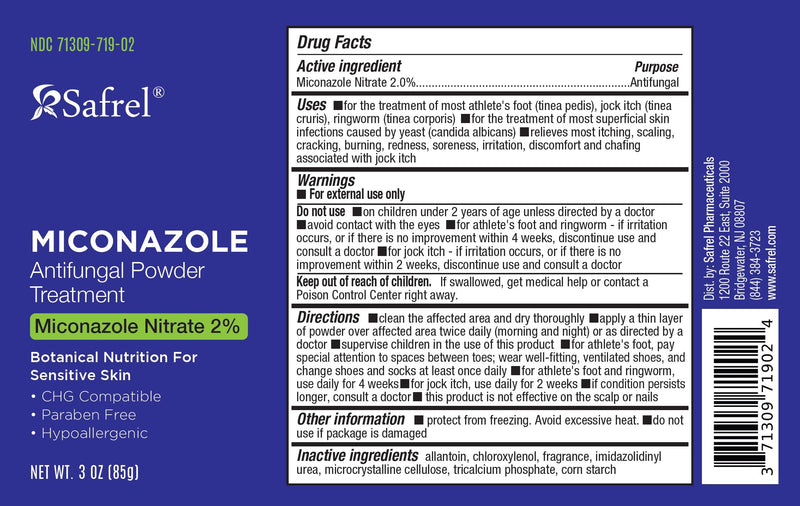 [Australia] - Safrel Antifungal Powder Treatment with 2% Miconazole Nitrate for Common Fungal Infections incuding Athlete’s Foot, Talc Free, 3 oz 