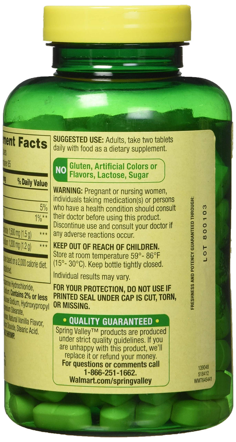 [Australia] - Spring Valley - Glucosamine Chondroitin, Triple Strength, 340 Tablets, Twin Pack 