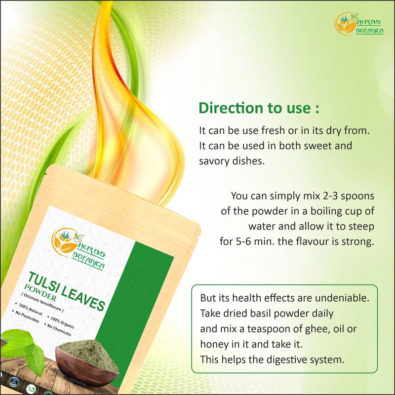 [Australia] - Tulsi Powder Organic Tulasi Holy Basil Tulsi Powder Ocimum Sanctum Vitality & Wellness - Pure, Natural, and Invigorating Boost Immunity Naturally 5.3 oz 
