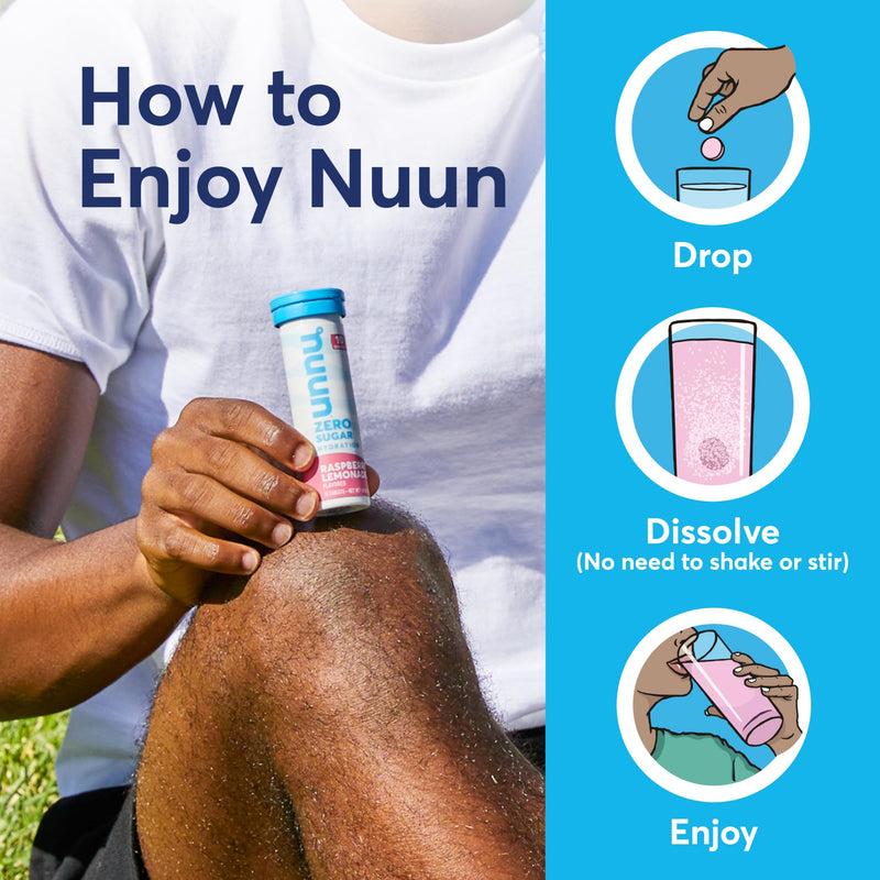 Nuun Vitamins Electrolyte Tablets Mixed Fruit, GF & Vegan, 4 Pack | 48 Servings with Vitamin D, C, E, A, & B6, Folic Acid, Magnesium & 4 Other Essential Electrolytes, Gluten Free & Vegan 48 Count (Pack of 1)