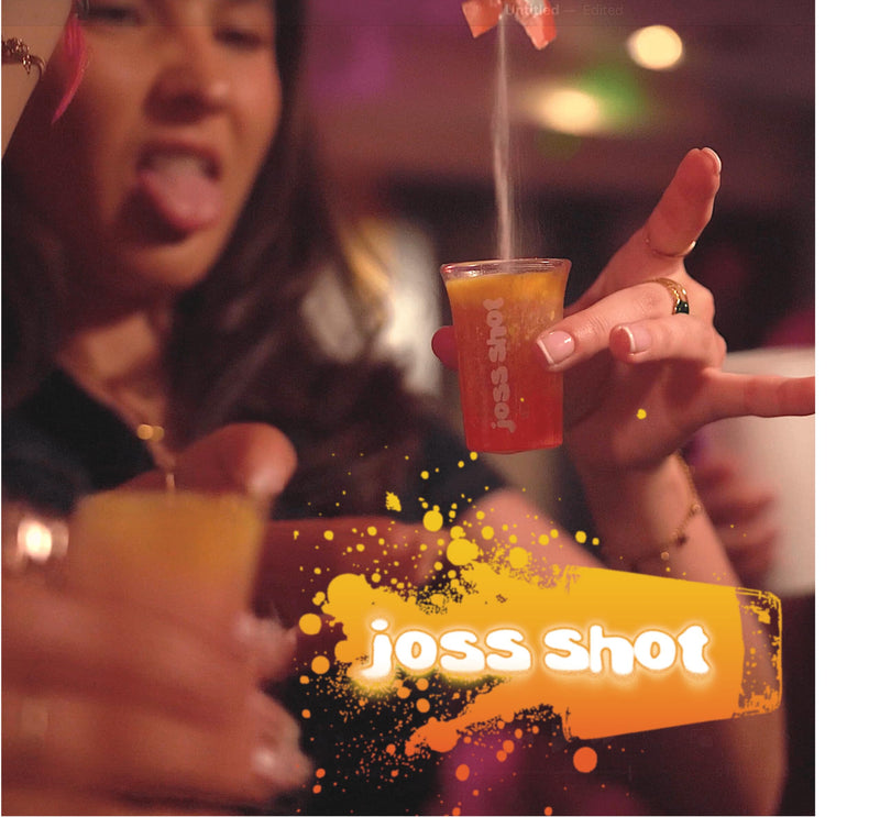 36 Joss Shots Mixed Flavours – Fizzy Sherbet Drink Mix with Caffeine, Taurine, L-Theanine & B-Vitamins – 50 mg Caffeine per Sachet 0.12 g (Pack of 36)