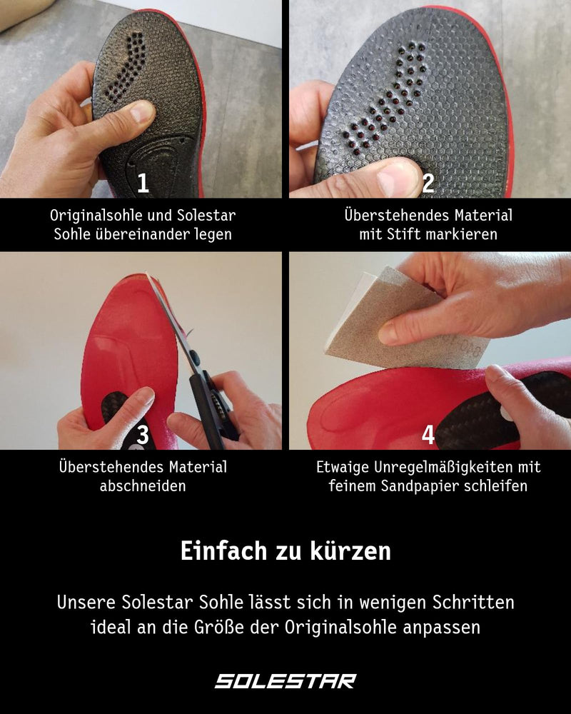 [Australia] - Solestar Active insoles everyday shoes size. 41/42 - Orthopedic shoe insoles - Elimination of discomfort & stabilization in everyday life - Maximum comfort 41-42 